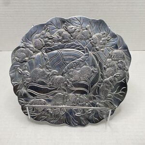 Vintage 1990 Arthur Court 8" Bunny Rabbit Aluminum Trivet/Wall Hanging w/ Feet